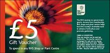 RHS Gift Membership-RHS Free gift of a £5 RHS Voucher